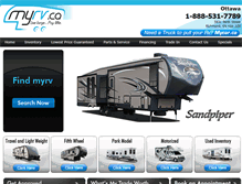 Tablet Screenshot of myrv.ca